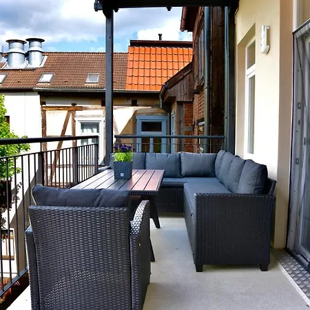 Wunderschoene Ferienwohnung Inmitten Der Altstadt Schwerin  Exterior photo
